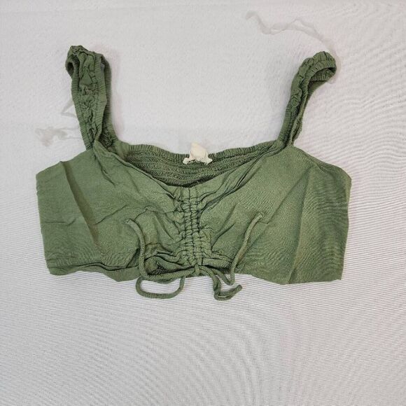 Aeropostale Size Small Green Cropped Top W - Picture 1 of 5